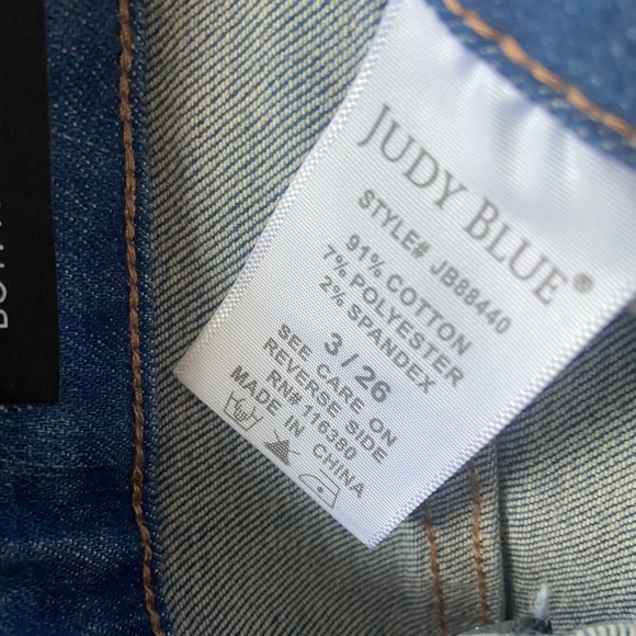 Judy Blue Eastpointe High Waist Boyfriend Jeans Size 26 - Picture 8 of 9